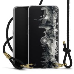 Carry Case Transparent Leather black/gold