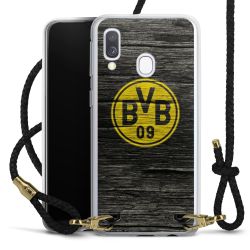 Carry Case Transparent Leather black/gold