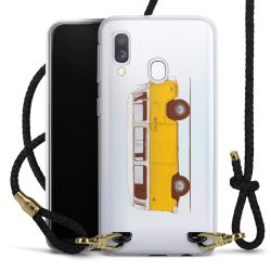 Carry Case Transparent Leather black/gold