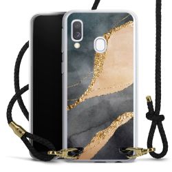 Carry Case Transparent Leather black/gold