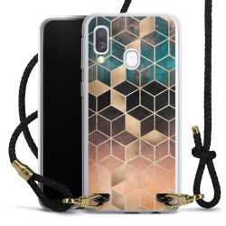 Carry Case Transparent Leather black/gold