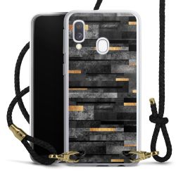 Carry Case Transparent Leather black/gold