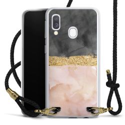 Carry Case Transparent Leather black/gold