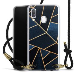 Carry Case Transparent Leather black/gold