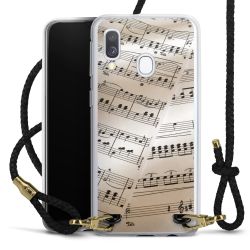 Carry Case Transparent Leather black/gold