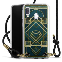 Carry Case Transparent Leather black/gold