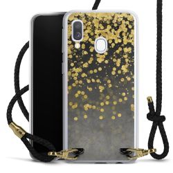 Carry Case Transparent Leather black/gold