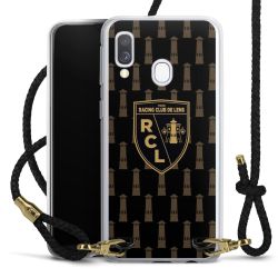 Carry Case Transparent Leather black/gold