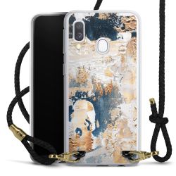 Carry Case Transparent Leather black/gold