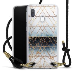 Carry Case Transparent Leather black/gold