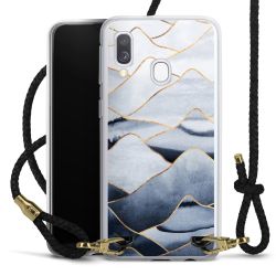 Carry Case Transparent Leather black/gold