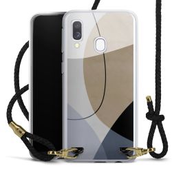 Carry Case Transparent Leather black/gold