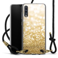 Carry Case Transparent Leather black/gold