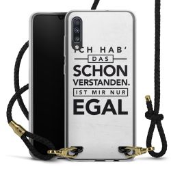 Carry Case Transparent Leder schwarz/gold