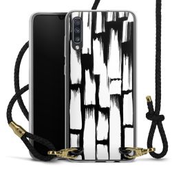 New Carry Case Transparent Leder schwarz/gold