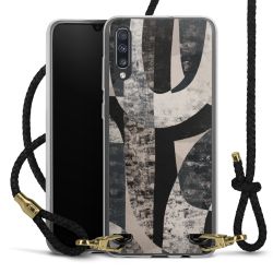 New Carry Case Transparent Leder schwarz/gold