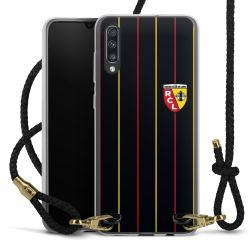 New Carry Case Transparent Leder schwarz/gold