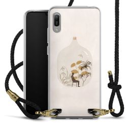 Carry Case Transparent Leather black/gold