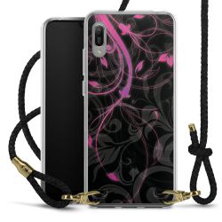 Carry Case Transparent Leather black/gold