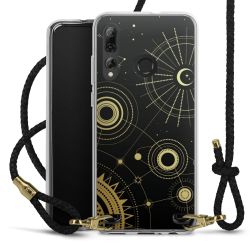 Carry Case Transparent Leather black/gold