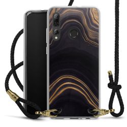 Carry Case Transparent Leather black/gold