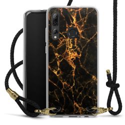 Carry Case Transparent Leather black/gold