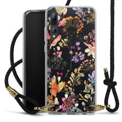 Carry Case Transparent Leather black/gold