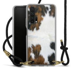 Carry Case Transparent Leather black/gold