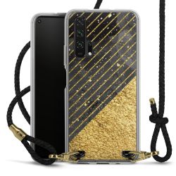 Carry Case Transparent Leather black/gold