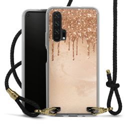 Carry Case Transparent Leather black/gold