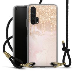 Carry Case Transparent Leather black/gold