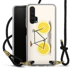 Carry Case Transparent Leather black/gold