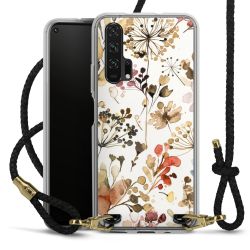 Carry Case Transparent Leather black/gold