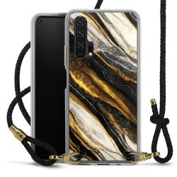 Carry Case Transparent Leather black/gold