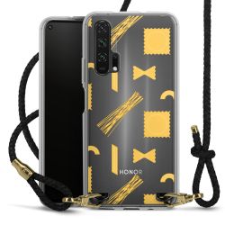 Carry Case Transparent Leather black/gold