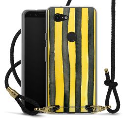 Carry Case Transparent Leather black/gold