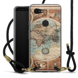 Carry Case Transparent Leather black/gold