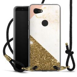 Carry Case Transparent Leather black/gold