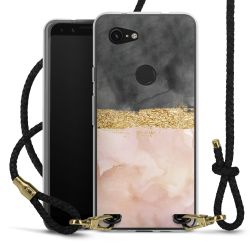 Carry Case Transparent Leather black/gold