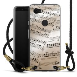 Carry Case Transparent Leather black/gold