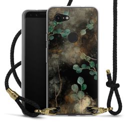 Carry Case Transparent Leather black/gold