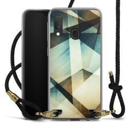 Carry Case Transparent Leather black/gold