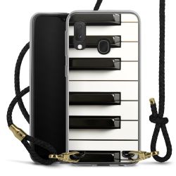 Carry Case Transparent Leather black/gold