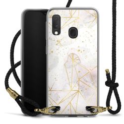 Carry Case Transparent Leather black/gold