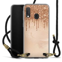 Carry Case Transparent Leather black/gold