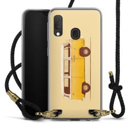 Carry Case Transparent Leather black/gold