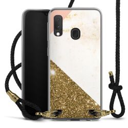 Carry Case Transparent Leather black/gold