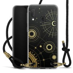 Carry Case Transparent Leather black/gold