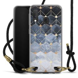 Carry Case Transparent Leather black/gold