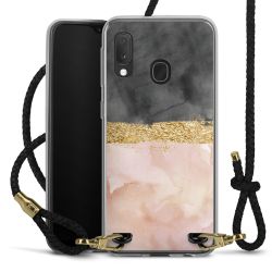 Carry Case Transparent Leather black/gold